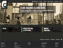 Tablet Screenshot of cypco.cl